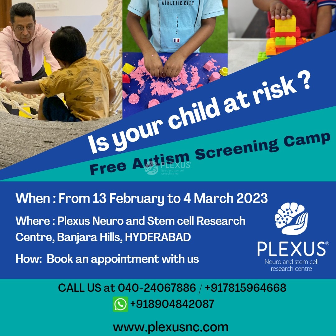 Free Screening camp for Autism Spectrum Disorders