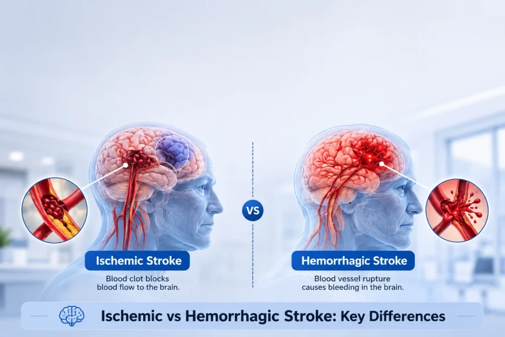 Ischemic vs Hemorrhagic Stroke A Complete Comparison Guide