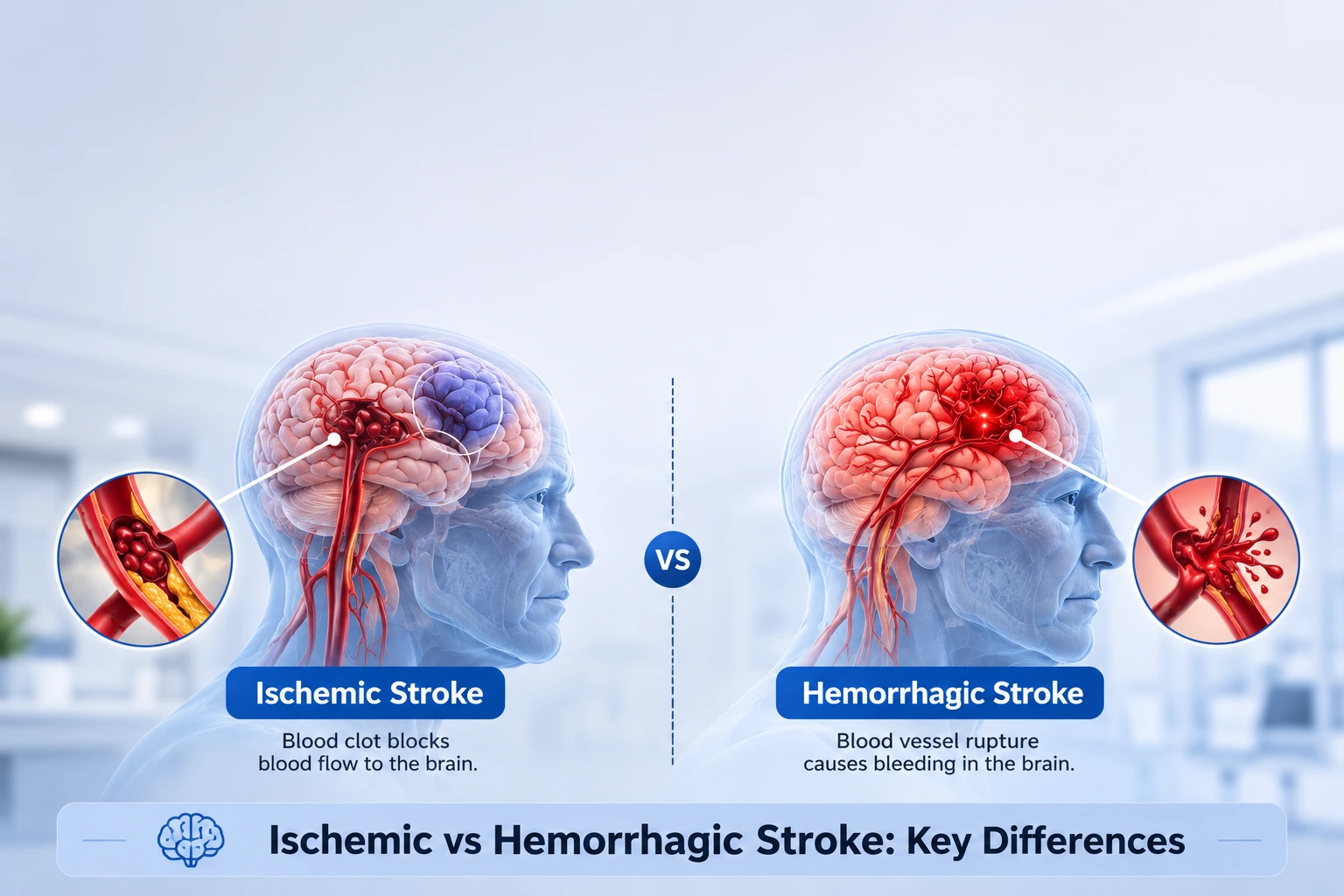 Ischemic vs Hemorrhagic Stroke: A Complete Comparison Guide