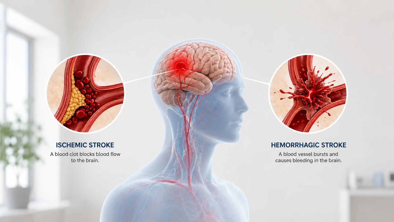 Types of Stroke: Ischemic & Hemorrhagic